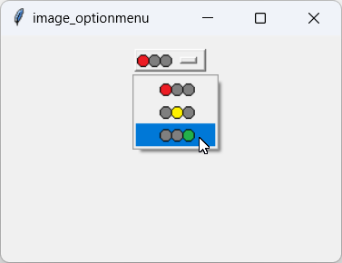 [This program displays an option menu that displays images in Python and tkinter.]