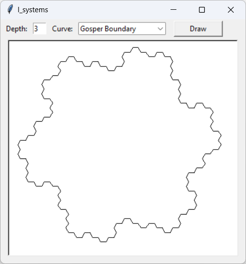 [A Gosper boundary fractal]