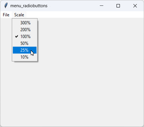 [Selecting an option from a menu with Python and tkinter]