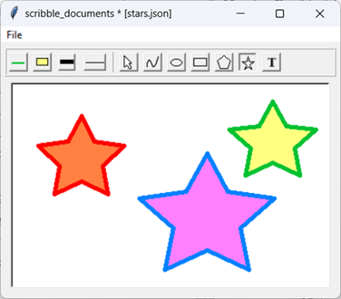 [Add safe document handling to the scribble program in Python and tkinter]