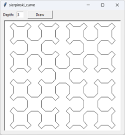 [A Sierpinski curve fractal]