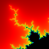 [Smoothly shaded Mandelbrot set fractal]