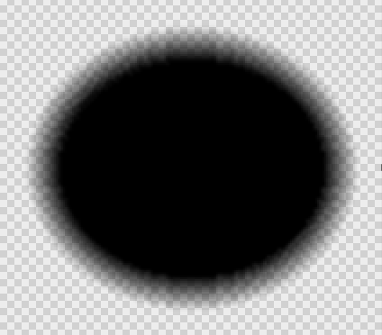 [This mask is opaque in the middle and blurred at the edges]
