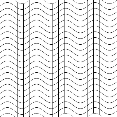 [An image warped by a shifting in the Y direction]